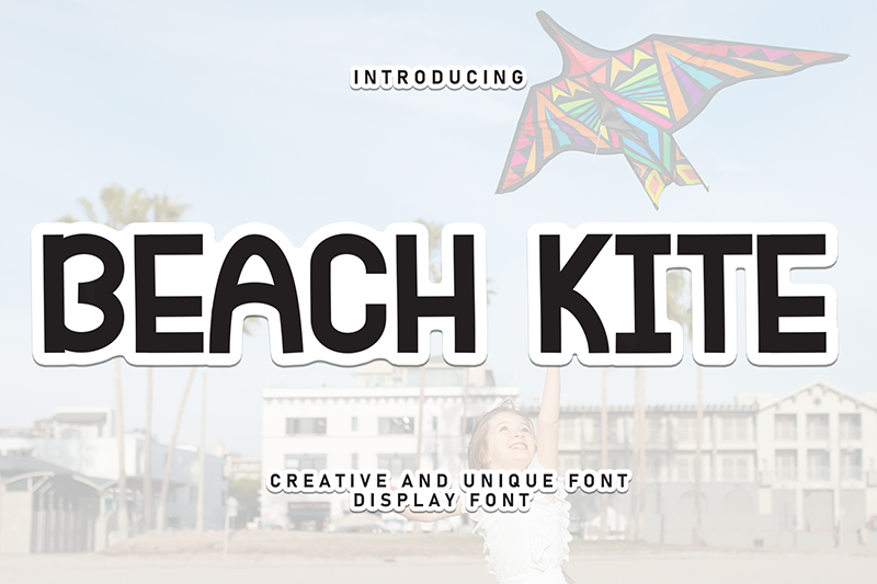 Beach Kite Font