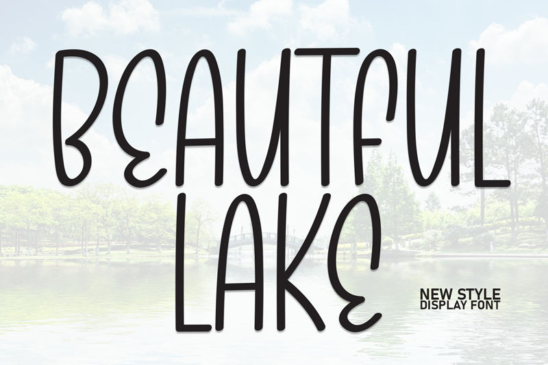 Beautiful Lake Font
