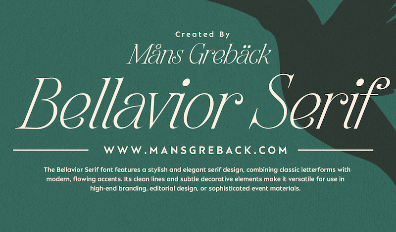 Bellavoir Serif Font