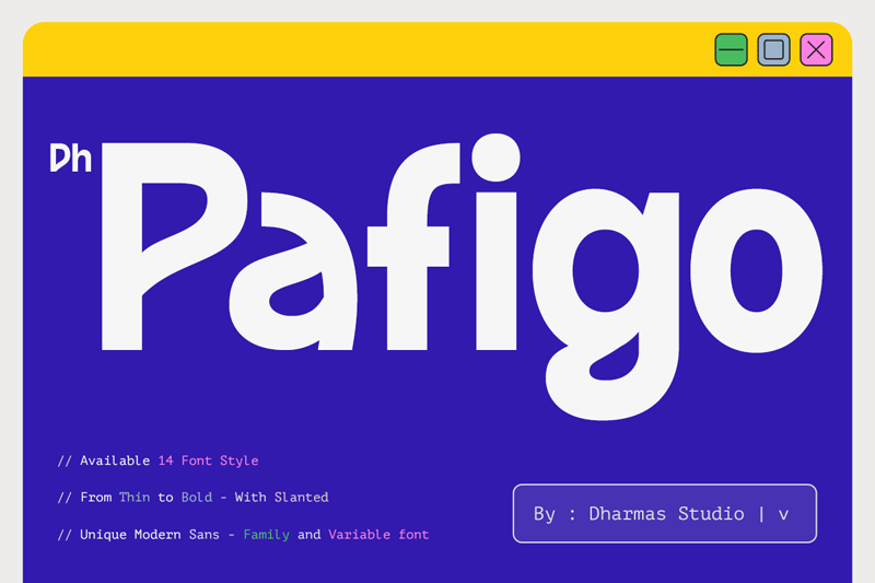 Dh Pafigo Font