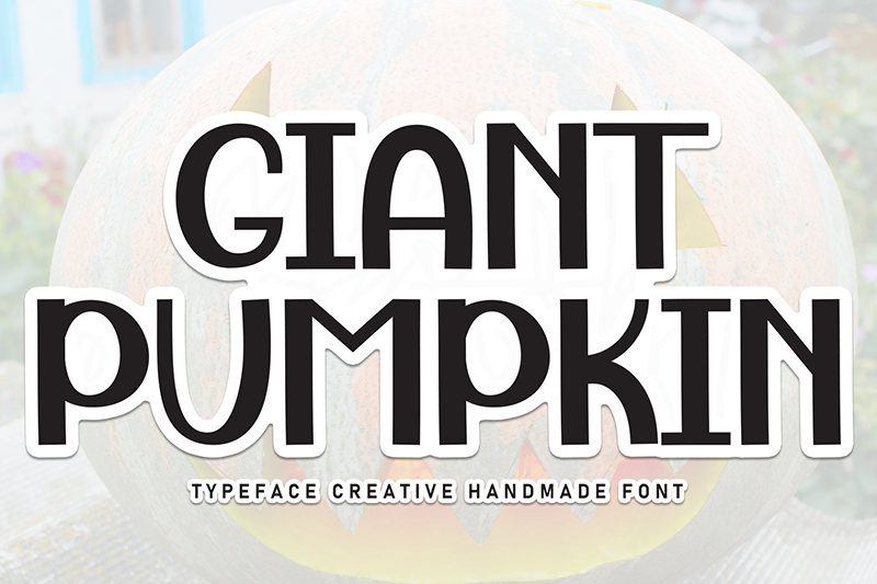 Giant Pumpkin Font