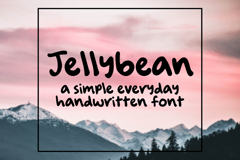 Jellybean Font