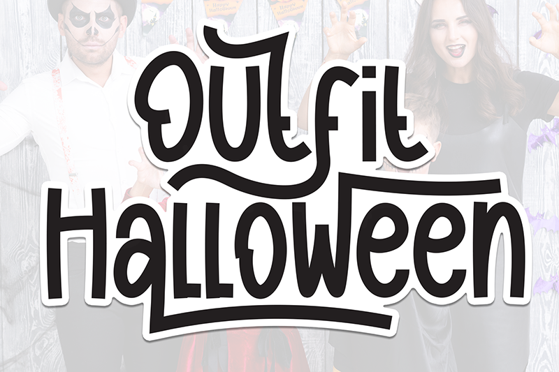 Outfit Halloween Font