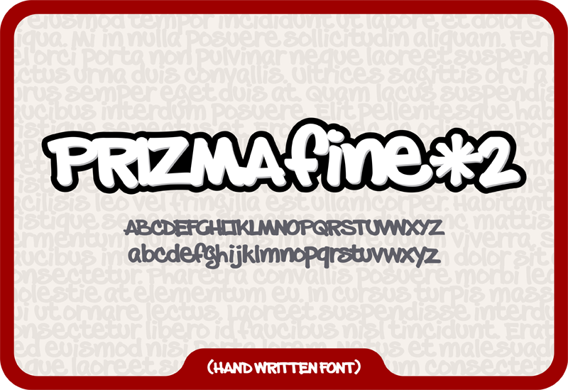 Prizma Fine 2 Font