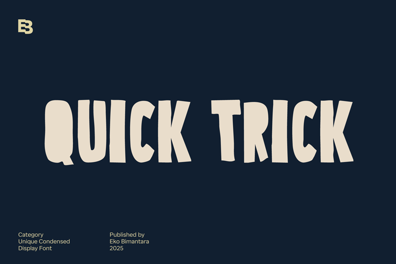 Quick Trick Font