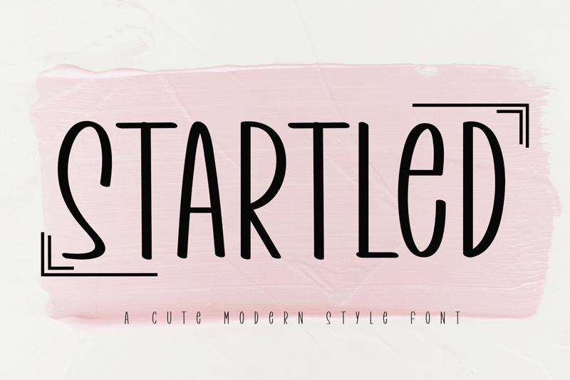 Startled Font
