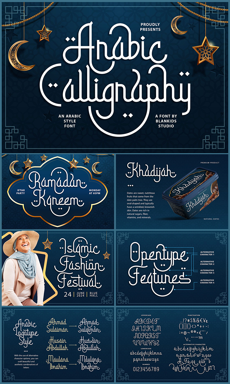Arabic Calligraphy Font