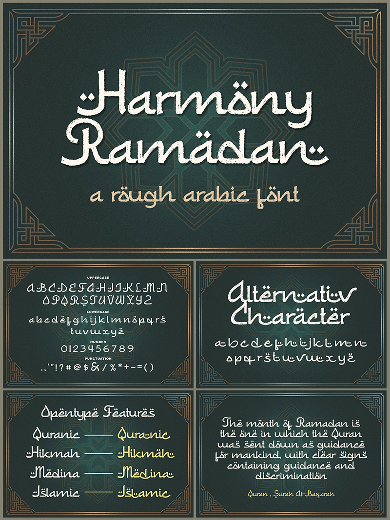 Harmony Ramadan Font