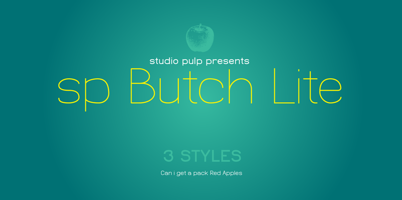 SP Butch Lite Font