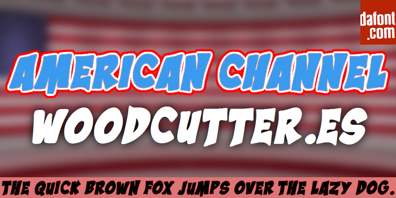 American Channel Font