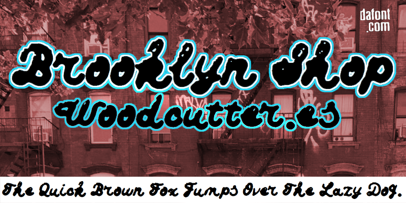 Brooklyn Shop Font