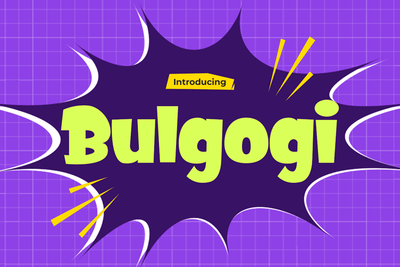 Bulgogi Font