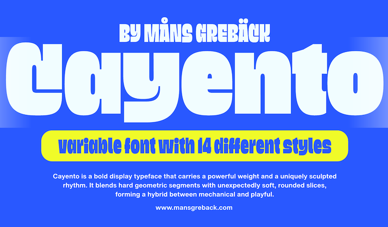 Cayento Font
