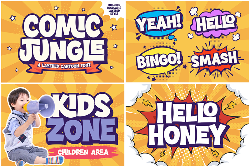 Comic Jungle Font
