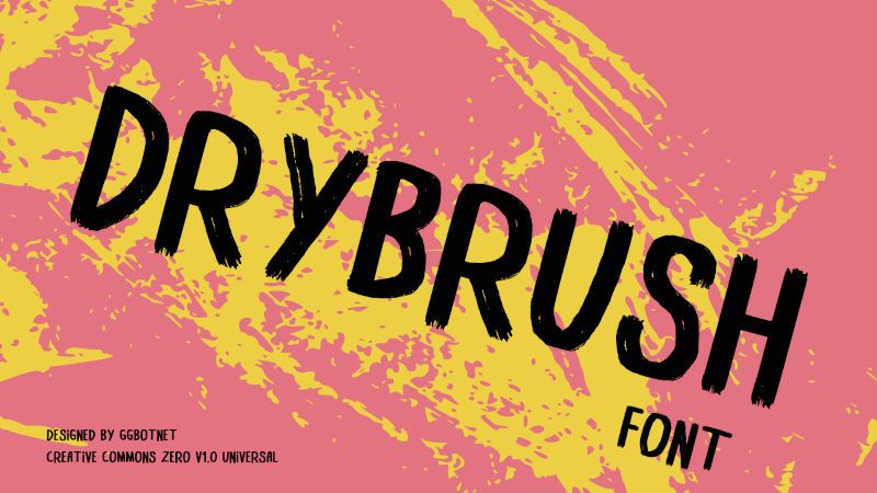 Drybrush Font