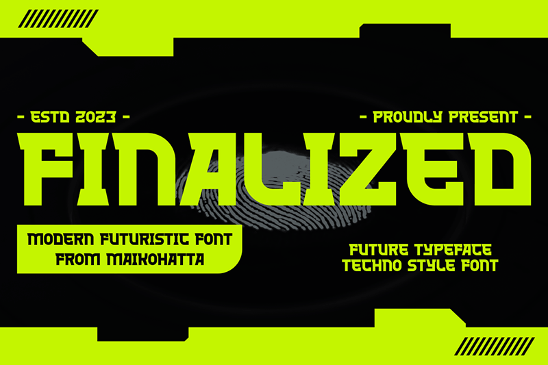 Finalized Font