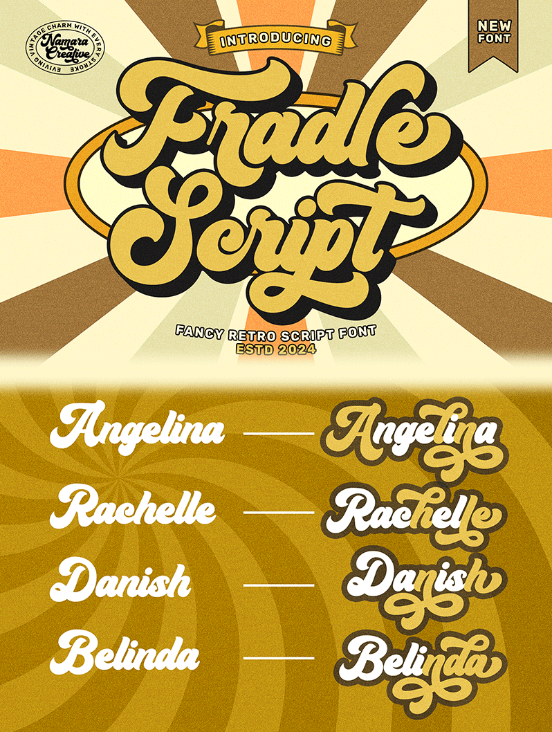 Fradle Script Font