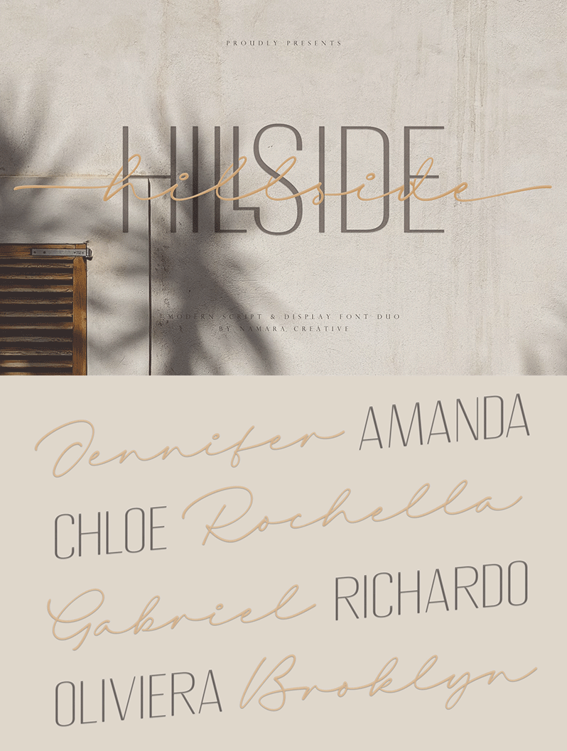 Hillside Script Font