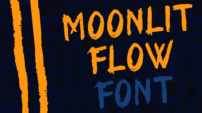 Moonlit Flow Font
