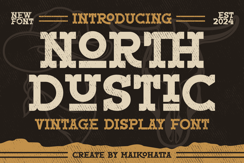 North Dustic Font
