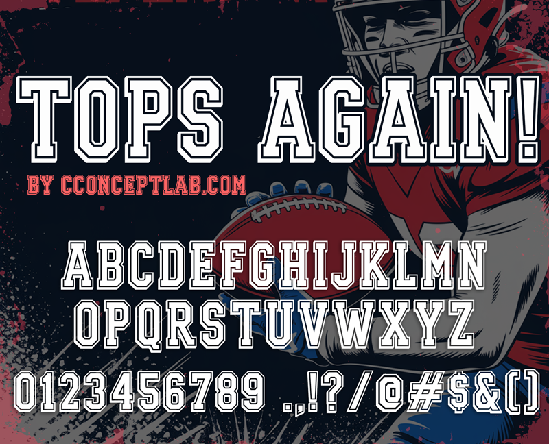 Tops Again! Font