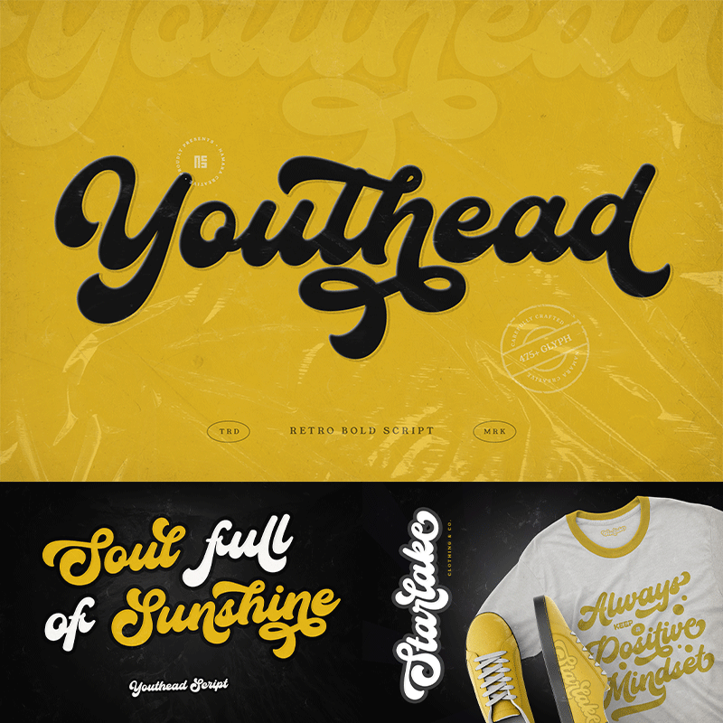 Youthead Script Font