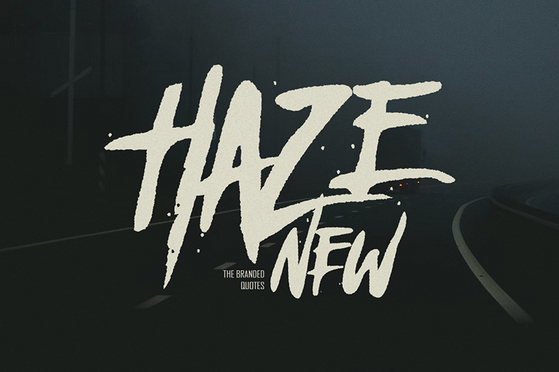 Haze New Font