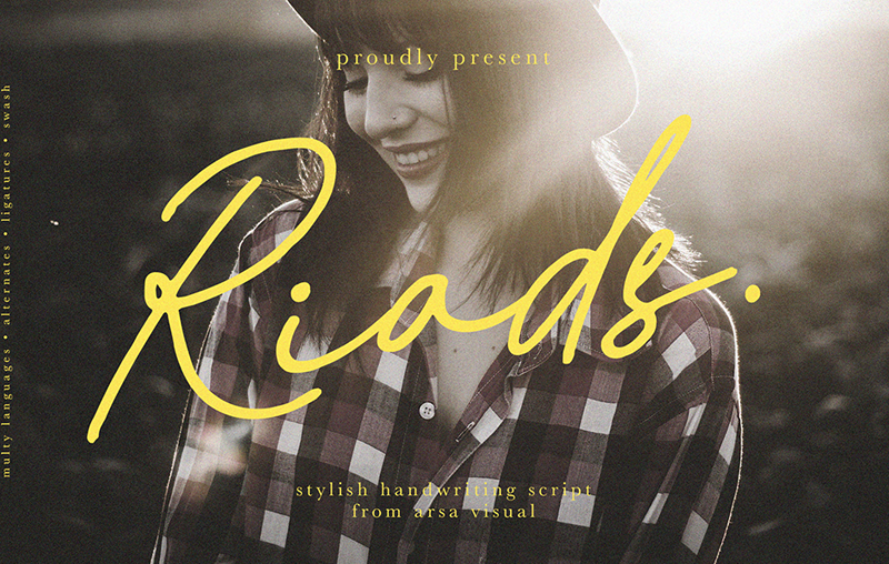 Riads Script Font
