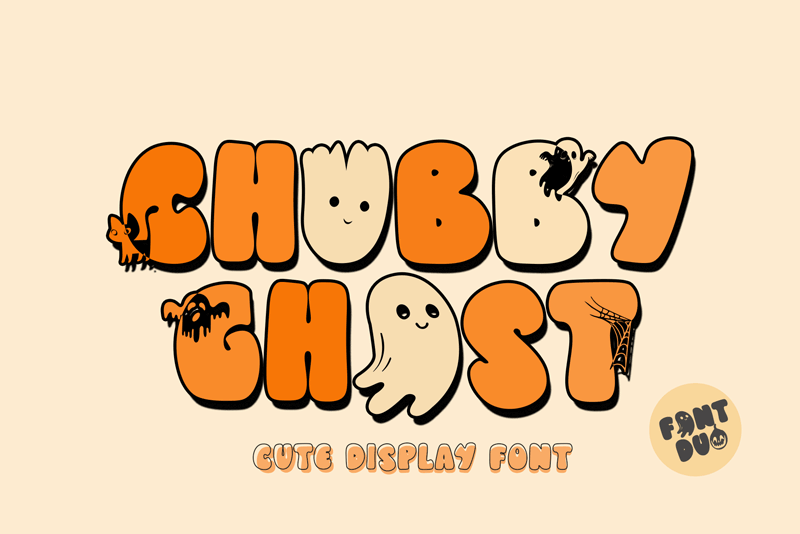 Chubby Ghost Font