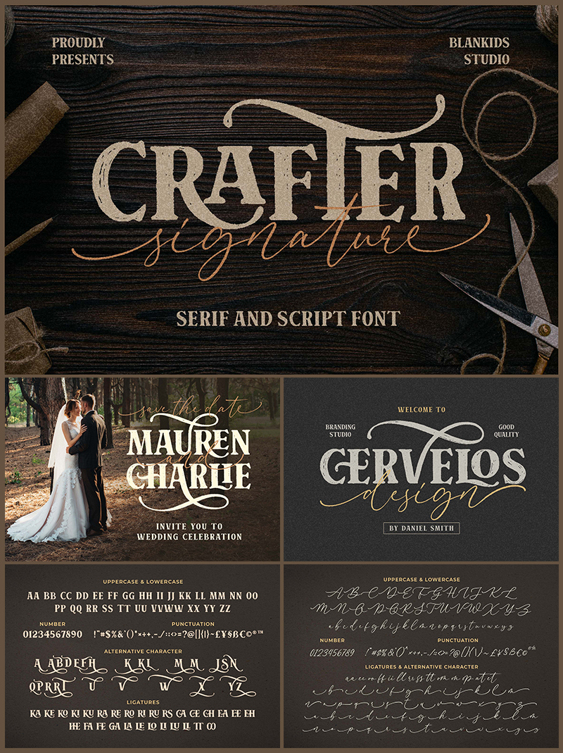 Crafter Signature Serif Font