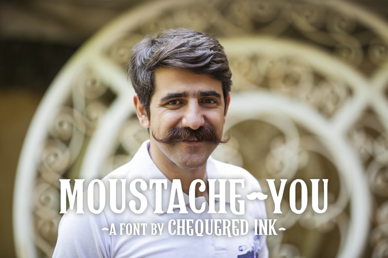 Moustache You Font
