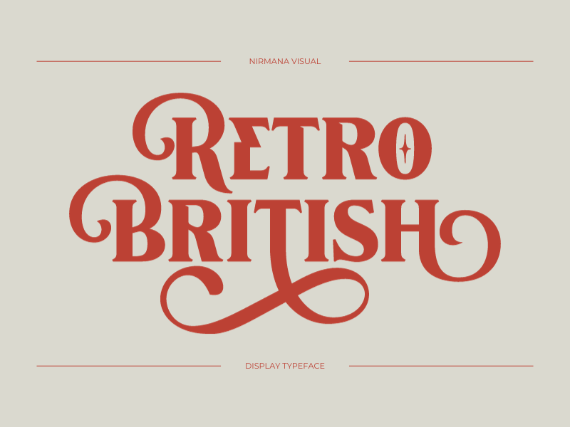 Retro British Font