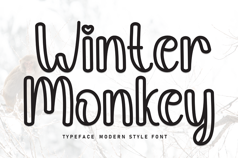 Winter Monkey Font