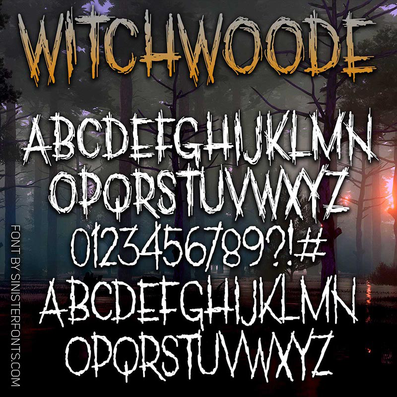 Witchwoode Font