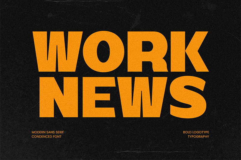 Work News Font