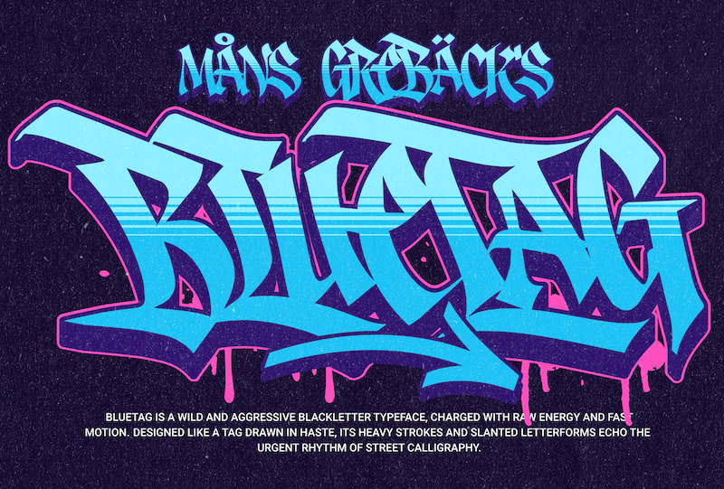 Bluetag Font