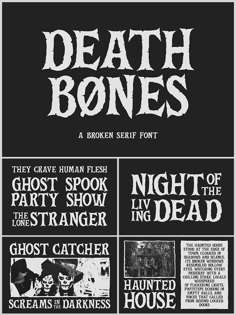 Death Bones Font