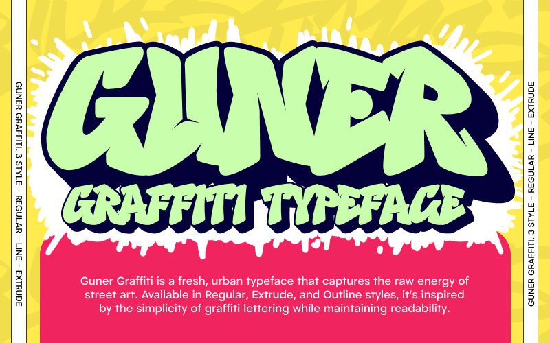 Guner Graffiti Font