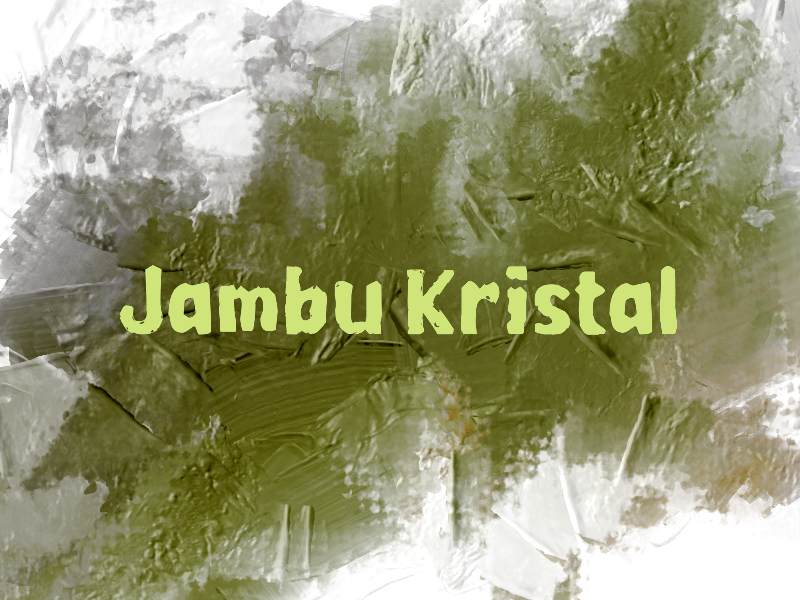 j Jambu Kristal Font