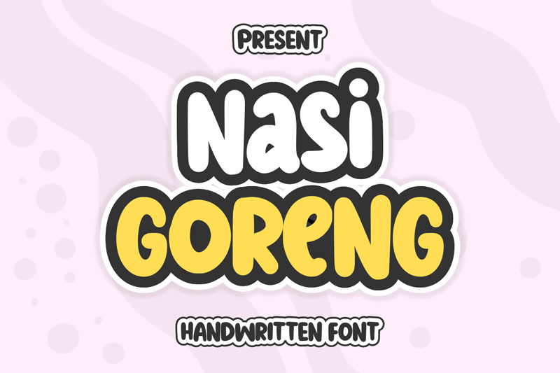 Nasi Goreng Font