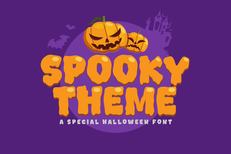Spooky Theme Font