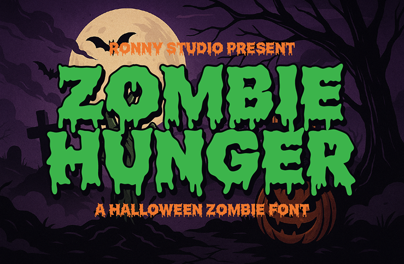 Zombie Hunger Font