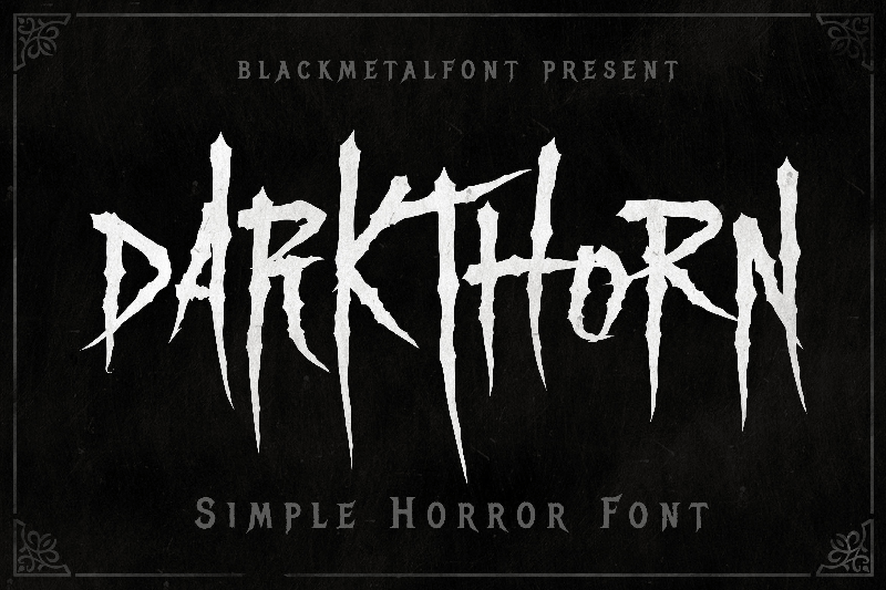 Dark Thorn Font
