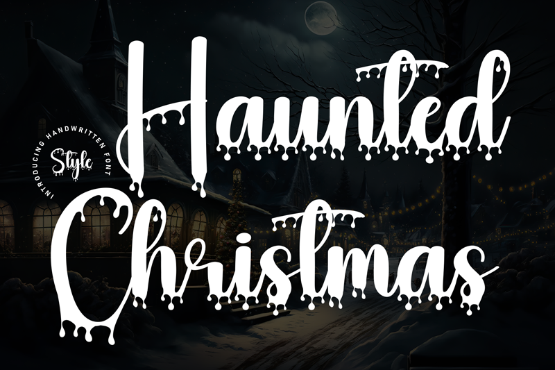 Haunted Christmas Font