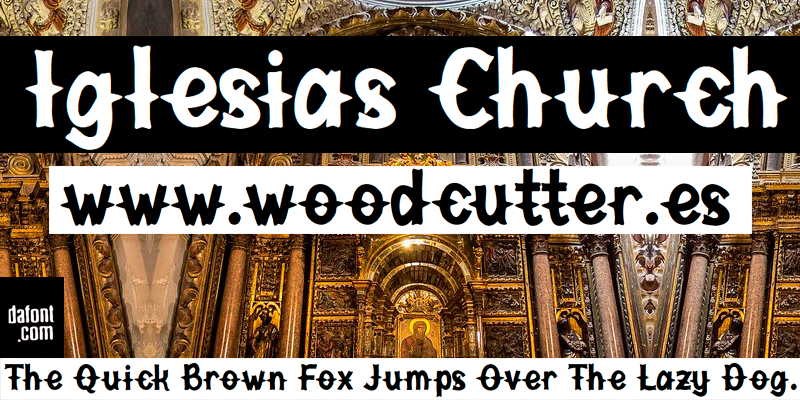 Iglesias Church Font
