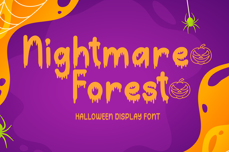 Nightmare Forest Font