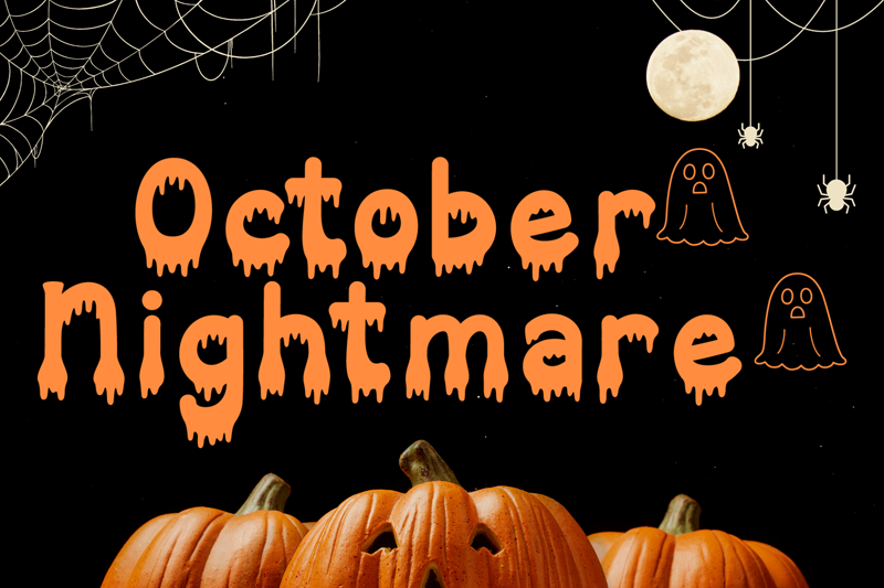 October Nightmare Font
