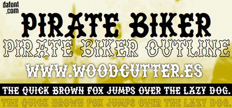 Pirate Biker Font