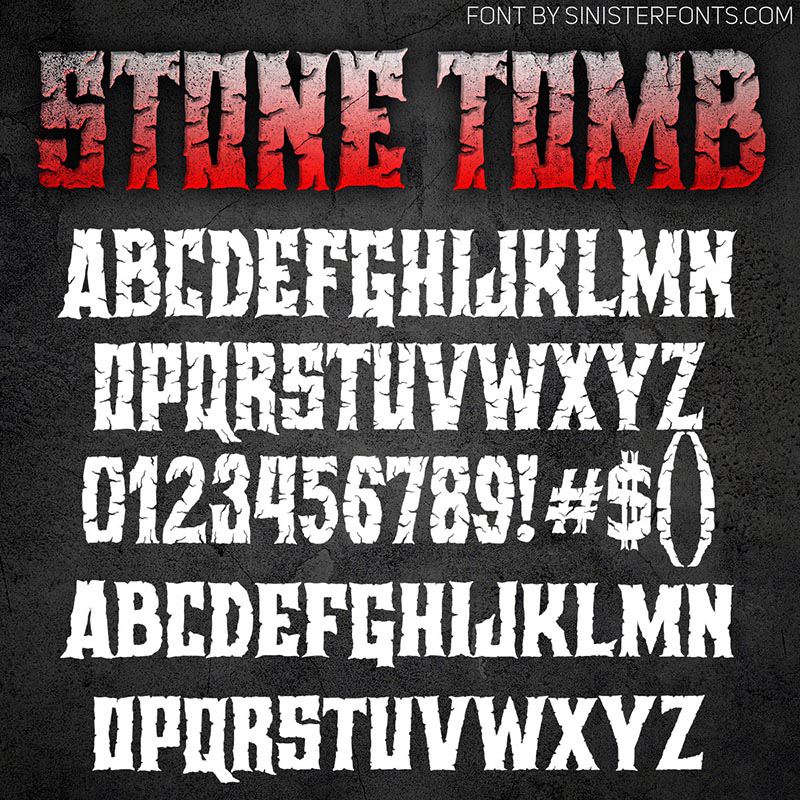 Stone Tomb Font