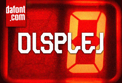 Displej Font